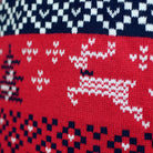 Canada Red Boys and Girls Christmas Jumper detail