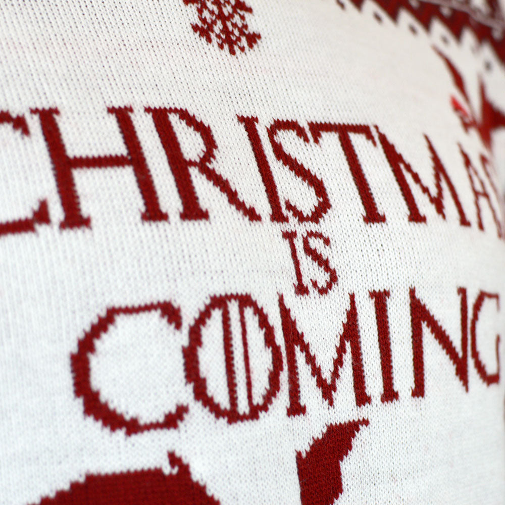 Christmas is Coming Mens Christmas Jumper
