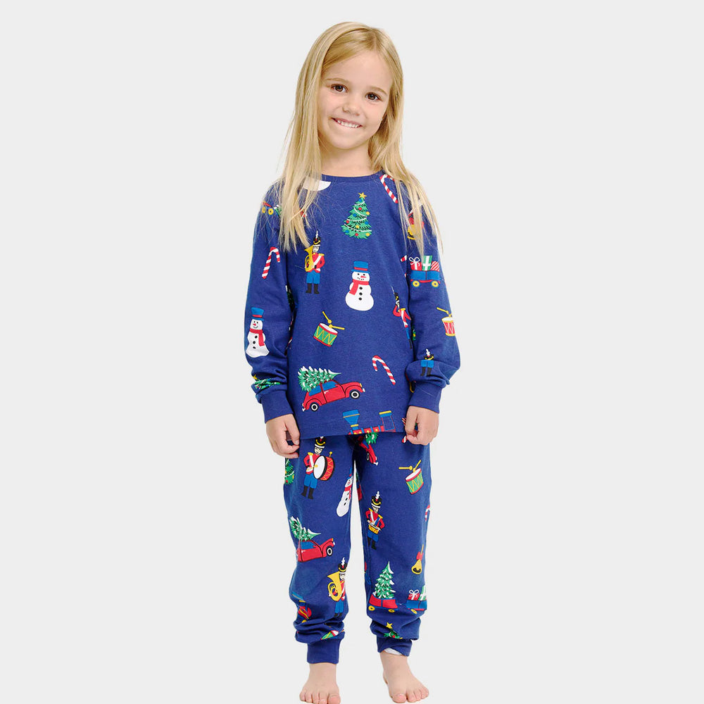 Christmas Pyjama for Children with Christmas Toys
