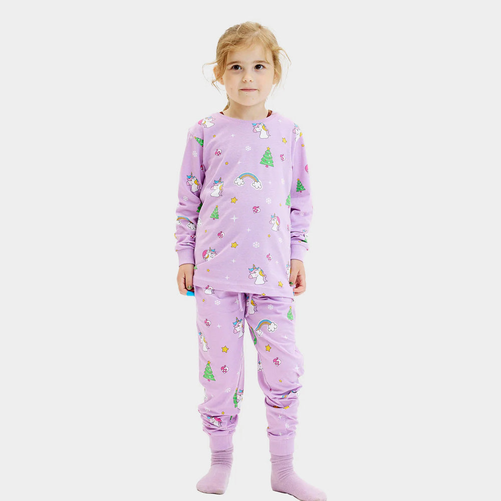Christmas Pyjama for Children Girl Unicorns
