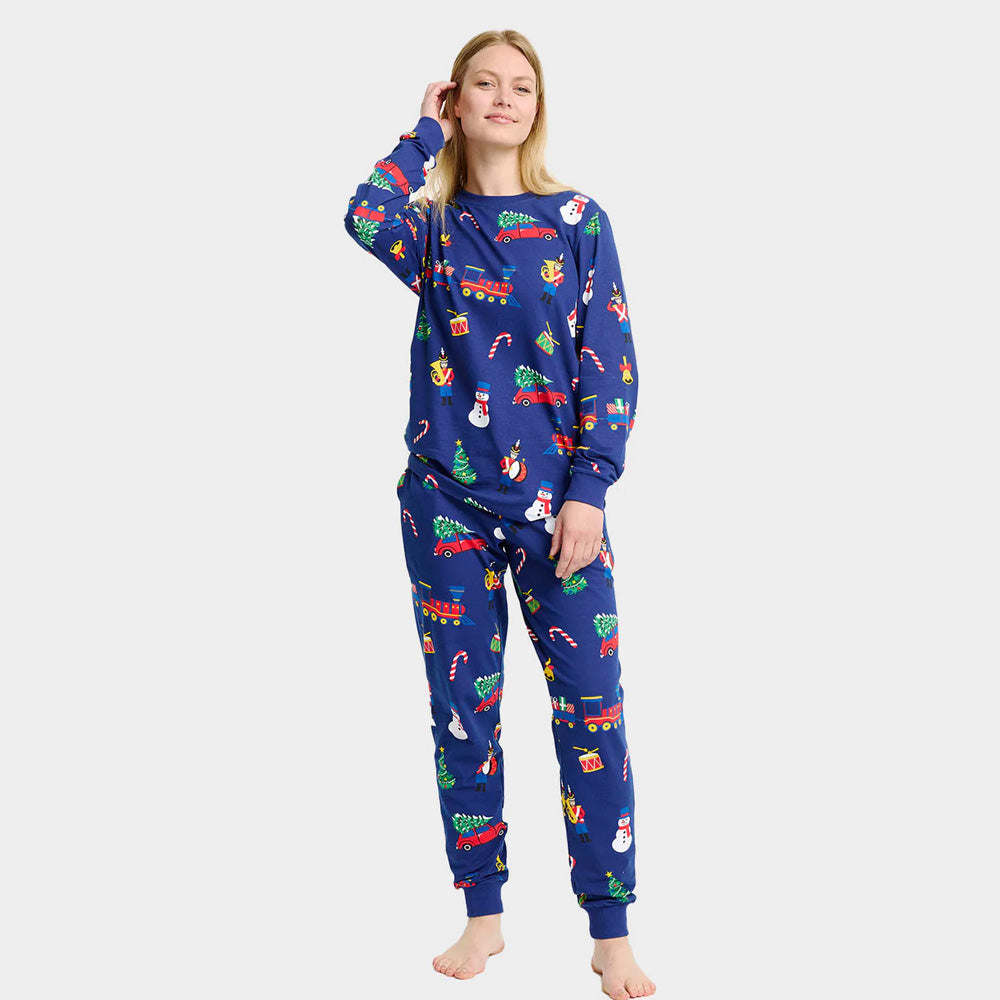 Christmas Pyjama for Family with Christmas Toys Women
