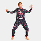 Christmas Pyjama for Men with Skiing Santa