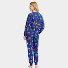 Christmas Pyjama Women Family with Christmas Toys
