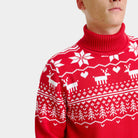 Classy Turtleneck Organic Cotton Christmas Jumper Greenlandish Mens 