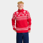 Classy Turtleneck Organic Cotton Couples Christmas Jumper Greenlandish Men
