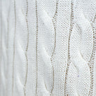 Alaska Classy White Men's Christmas Jumper detail