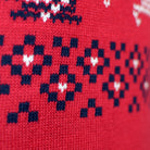 Canada Red Couple's Christmas Jumper detail