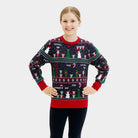 Family Christmas Jumper Vintage Gaming Girl
