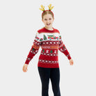 Girls Christmas Jumper Driving Home
