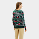 Jolly Green Organic Cotton Christmas Jumper Womens 

