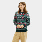 Jolly Green Organic Cotton Couples  Christmas Jumper women

