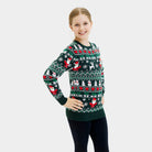 Jolly Green Organic Cotton Girls Christmas Jumper