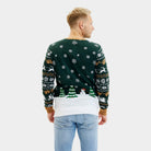 LED light-up Christmas Jumper Santa is Coming to Town Mens 

