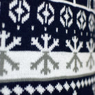Men's Christmas Jumper with Reindeers and Trees Strips detail