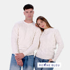 Organic Cotton Couple Jumper Snowfall
