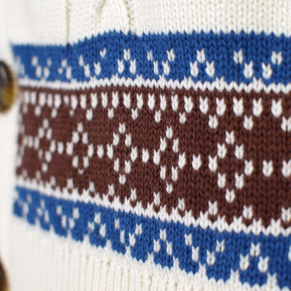 Organic Cotton Mens Jumper Renne Cardigan 
