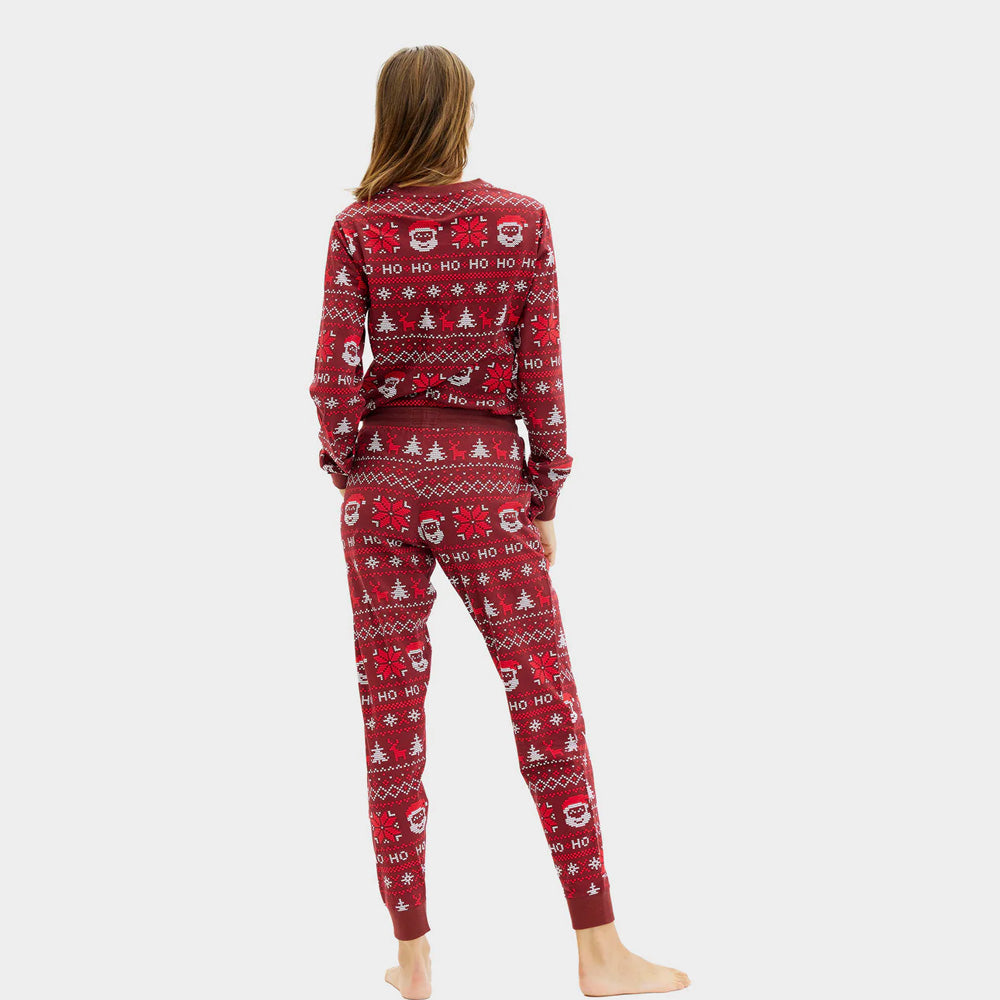 Red Christmas Pyjama for Women and Men Ho Ho
