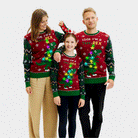 Tree-Rex LED light-up Boys Family Girls Christmas Jumper
