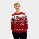 Womens Christmas Jumper Driving Home Men
