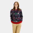 Womens Christmas Jumper Vintage Gaming

