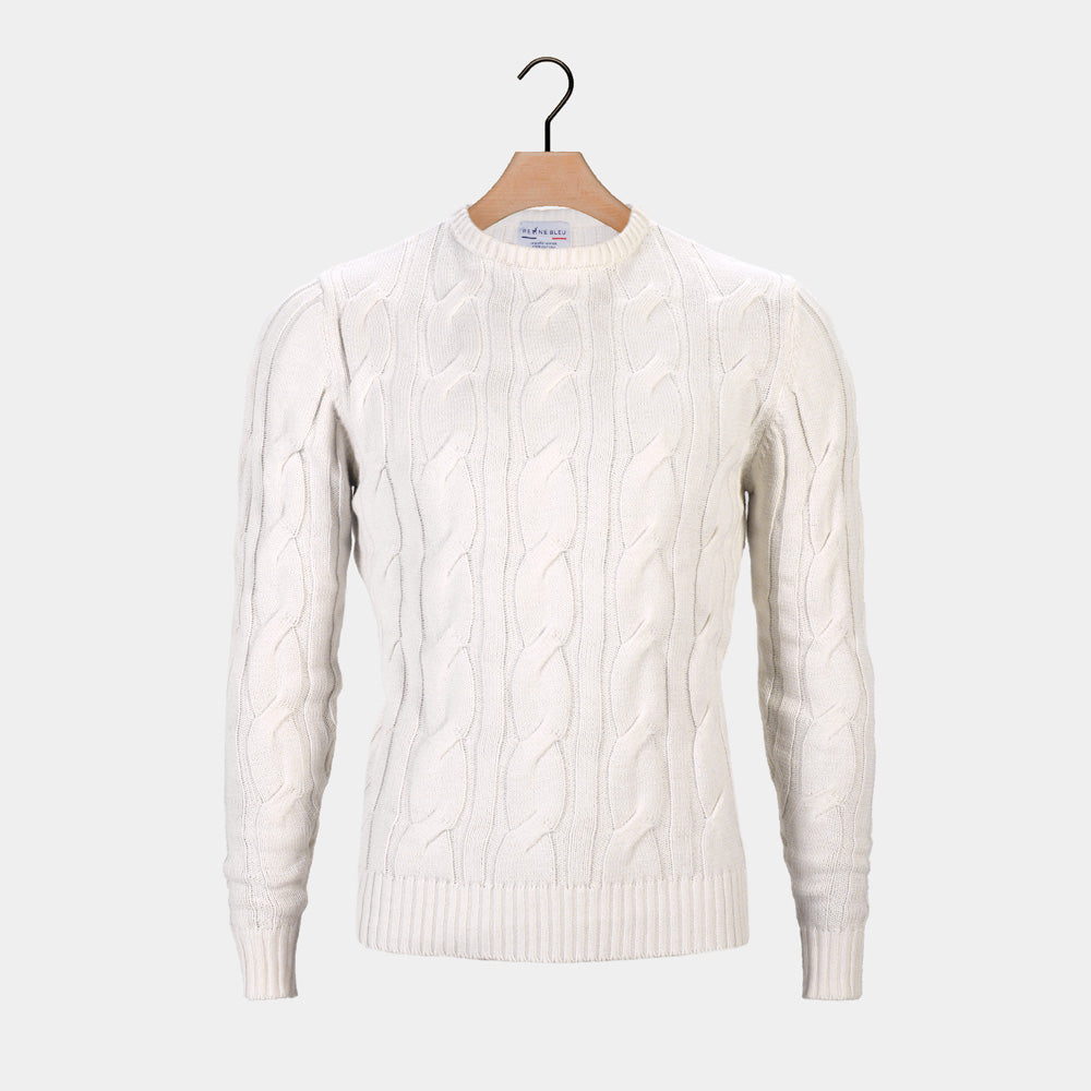 Womens Organic Cotton Jumper Snowfall
