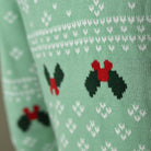 Green Sweet Christmas Jumper Detail